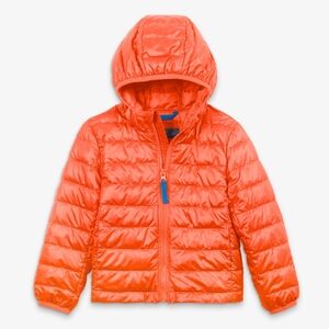 Primary kids puffer in Clementine, size 6-7